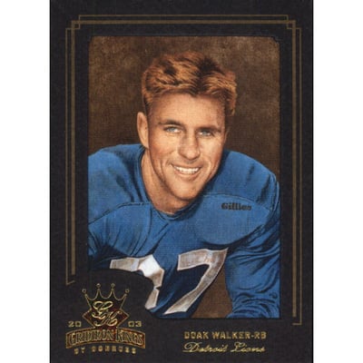 2003 Gridiron Kings Gold #156 Doak Walker