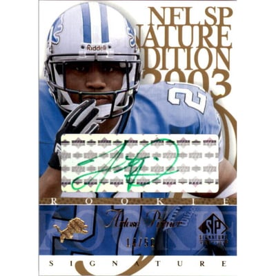 2003 SP Signature Autographs Green Ink #AP Artose Pinner