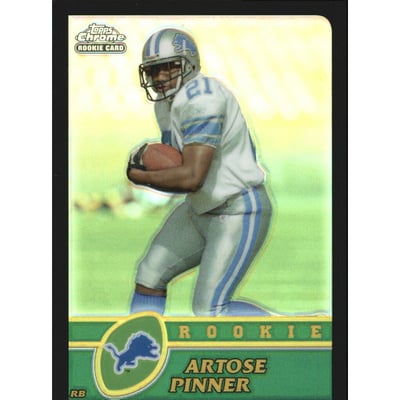 2003 Topps Chrome Black Refractors #226 Artose Pinner