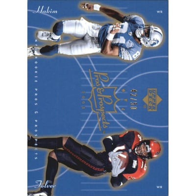 2003 Upper Deck Pros and Prospects Gold #127 J.R.Tolver/Az-Zahir Hakim