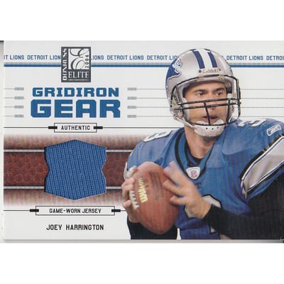 2004 Donruss Elite Gridiron Gear Silver #GG13 Joey Harrington