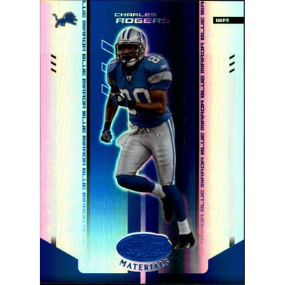 2004 Leaf Certified Materials Mirror Blue #39 Charles Rogers
