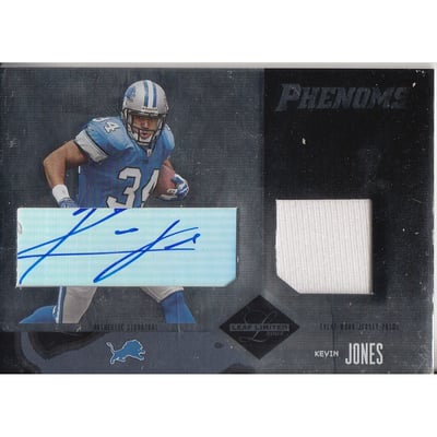 2004 Leaf Limited #216 Kevin Jones JSY AU RC