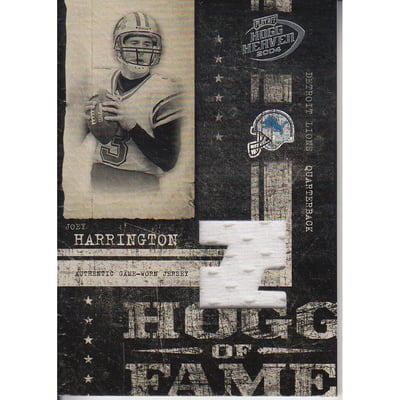 2004 Playoff Hogg Heaven Hogg of Fame Jerseys Silver #HF13 Joey Harrington