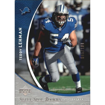 2004 Sweet Spot Silver #173 Teddy Lehman