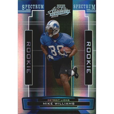 2005 Absolute Memorabilia Spectrum Silver #182 Mike Williams