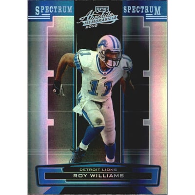 2005 Absolute Memorabilia Spectrum Silver #56 Roy Williams WR