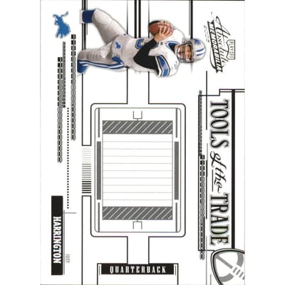 2005 Absolute Memorabilia Tools of the Trade Black #46 Joey Harrington