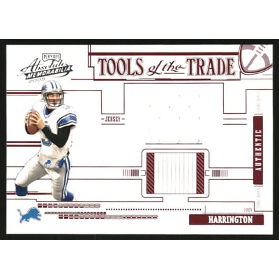 2005 Absolute Memorabilia Tools of the Trade Material Red #46 Joey Harrington