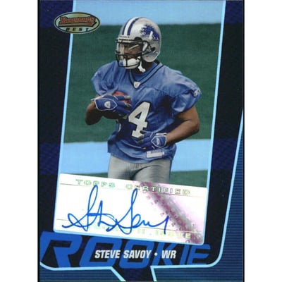 2005 Bowman's Best Blue #154 Steve Savoy AU