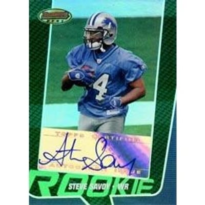 2005 Bowman's Best Green #154 Steve Savoy AU