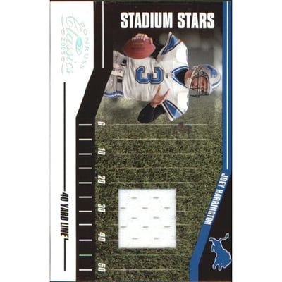 2005 Donruss Classics Stadium Stars 40 Yard Line Jerseys #SS12 Joey Harrington