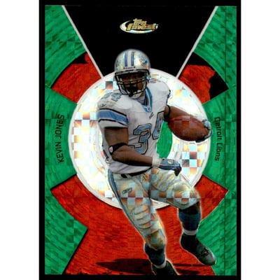 2005 Finest Green Xfractors #2 Kevin Jones