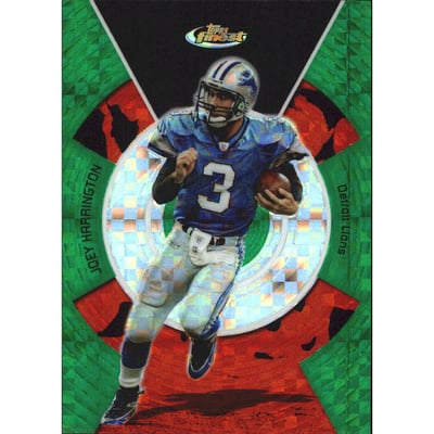 2005 Finest Green Xfractors #90 Joey Harrington
