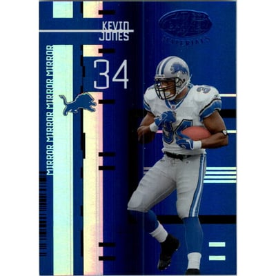 2005 Leaf Certified Materials Mirror Blue #41 Kevin Jones