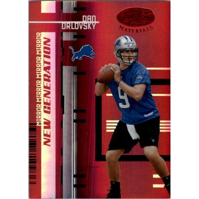 2005 Leaf Certified Materials Mirror Red #181 Dan Orlovsky