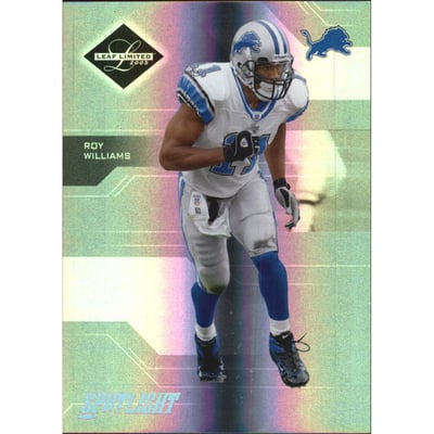 2005 Leaf Limited Silver Spotlight #36 Roy Williams WR