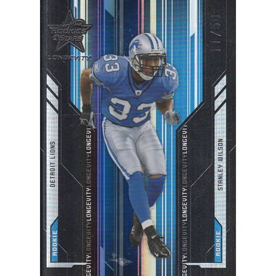 2005 Leaf Rookies and Stars Longevity Black #129 Stanley Wilson