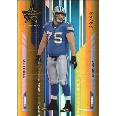 2005 Leaf Rookies and Stars Longevity Gold #244 Shaun Cody