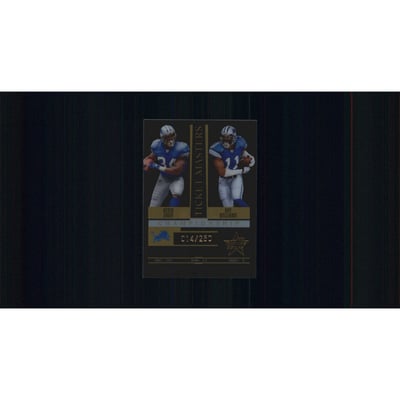 2005 Leaf Rookies and Stars Ticket Masters Gold Championship #TM9 Kevin Jones/Roy Williams WR