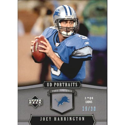 2005 UD Portraits Platinum #31 Joey Harrington