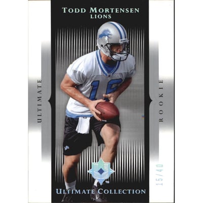 2005 Ultimate Collection Gold Holofoil #252 Todd Mortensen