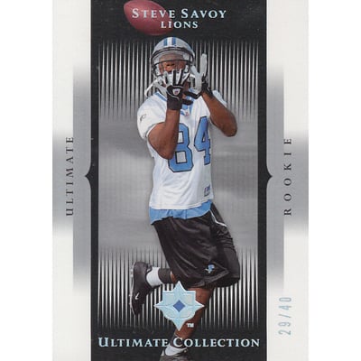 2005 Ultimate Collection Gold Holofoil #258 Steve Savoy