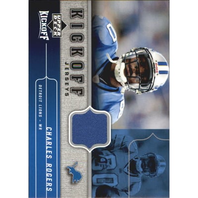 2005 Upper Deck Kickoff Game Jerseys #KJCR Charles Rogers