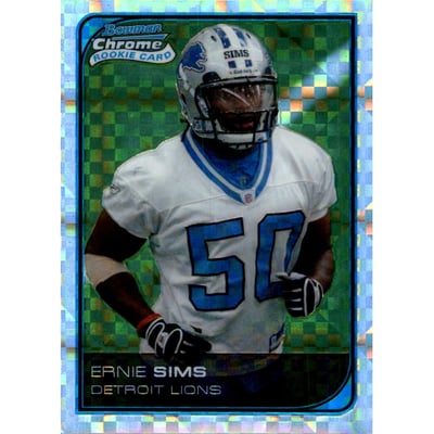 2006 Bowman Chrome Xfractors #84 Ernie Sims