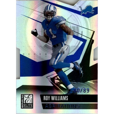 2006 Donruss Elite Aspirations #34 Roy Williams WR/89