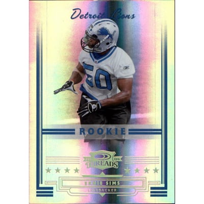 2006 Donruss Threads Gold Holofoil #194 Ernie Sims
