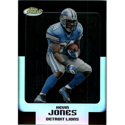 2006 Finest Black Refractors #2 Kevin Jones