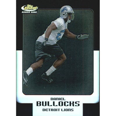 2006 Finest Black Refractors #42 Daniel Bullocks