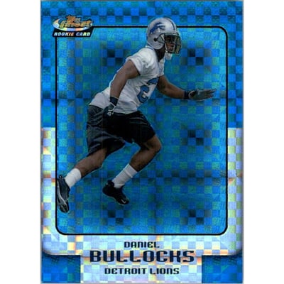 2006 Finest Blue Xfractors #42 Daniel Bullocks