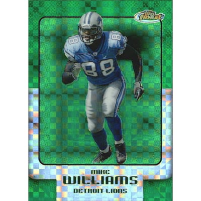 2006 Finest Green Xfractors #71 Mike Williams