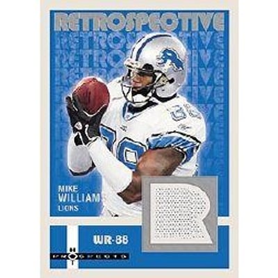 2006 Hot Prospects Retrospective Jerseys #REMW Mike Williams SP