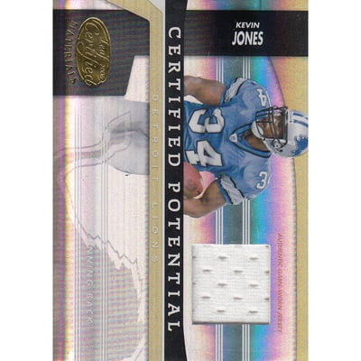 2006 Leaf Certified Materials Certified Potential Materials #CP10 Kevin Jones