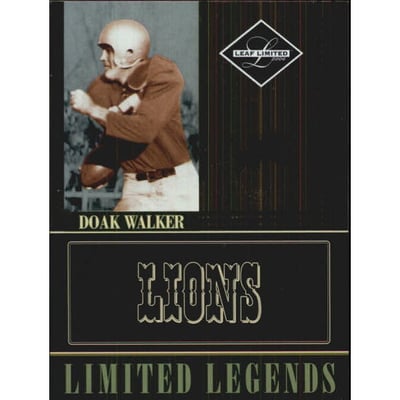 2006 Leaf Limited Legends #4 Doak Walker