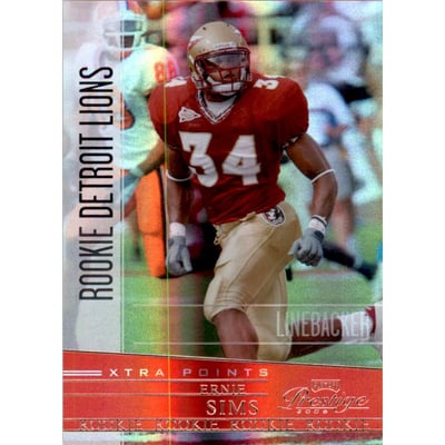 2006 Playoff Prestige Xtra Points Red #190 Ernie Sims
