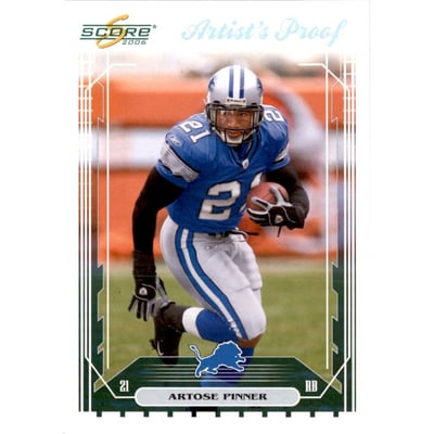 2006 Score Artist's Proof #94 Artose Pinner