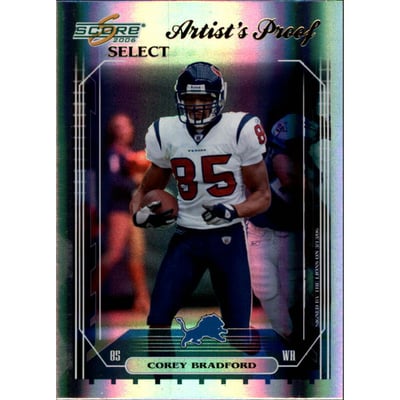 2006 Select Artist's Proof #109 Corey Bradford