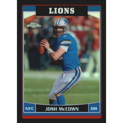 2006 Topps Chrome Black Refractors #127 Josh McCown