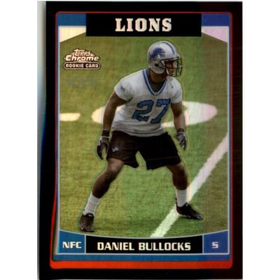 2006 Topps Chrome Black Refractors #212 Daniel Bullocks
