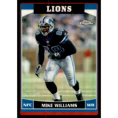 2006 Topps Chrome Black Refractors #73 Mike Williams