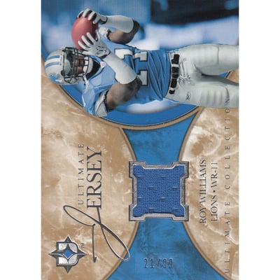 2006 Ultimate Collection Jerseys #ULWI Roy Williams WR
