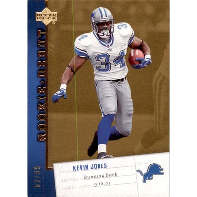 2006 Upper Deck Rookie Debut Gold #33 Kevin Jones