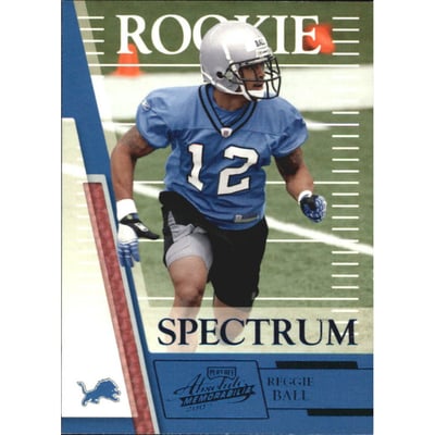 2007 Absolute Memorabilia Spectrum Blue Retail #190 Reggie Ball