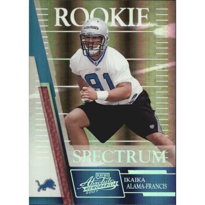 2007 Absolute Memorabilia Spectrum Silver #221 Ikaika Alama-Francis
