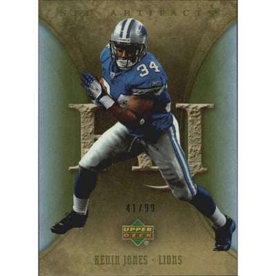 2007 Artifacts Green #35 Kevin Jones