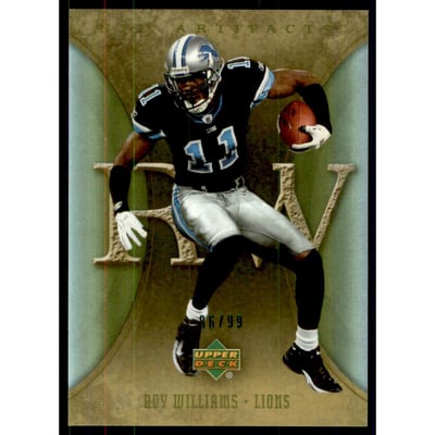 2007 Artifacts Green #36 Roy Williams WR